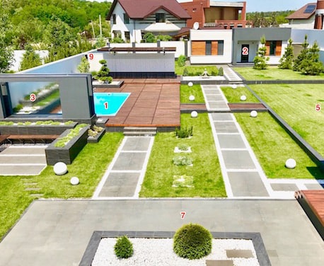 Дом 2 этажа, для пары в стиле модерн